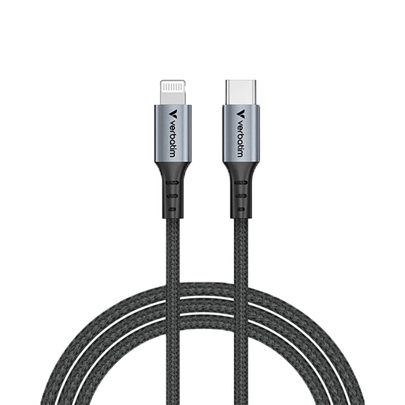 Opladningskabel Verbatim USB-C til Apple 1,2 m - 1