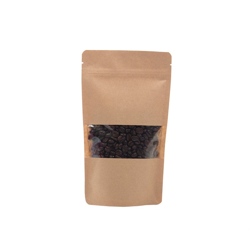 Genlukkelig Zip-pose natur med vindue kraft/PET/CPP - 4