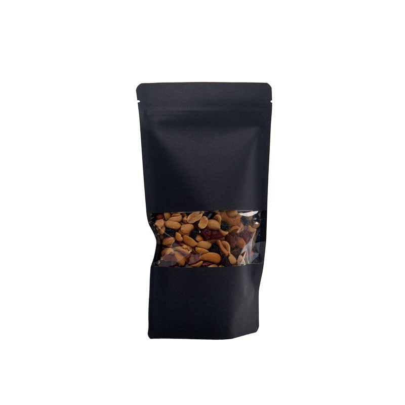 Genlukkelig Zip-pose sort med vindue kraft/PET/CPP - 1