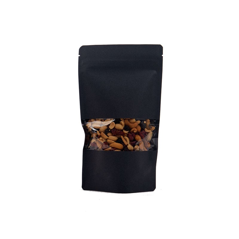 Genlukkelig Zip-pose sort med vindue kraft/PET/CPP - 2