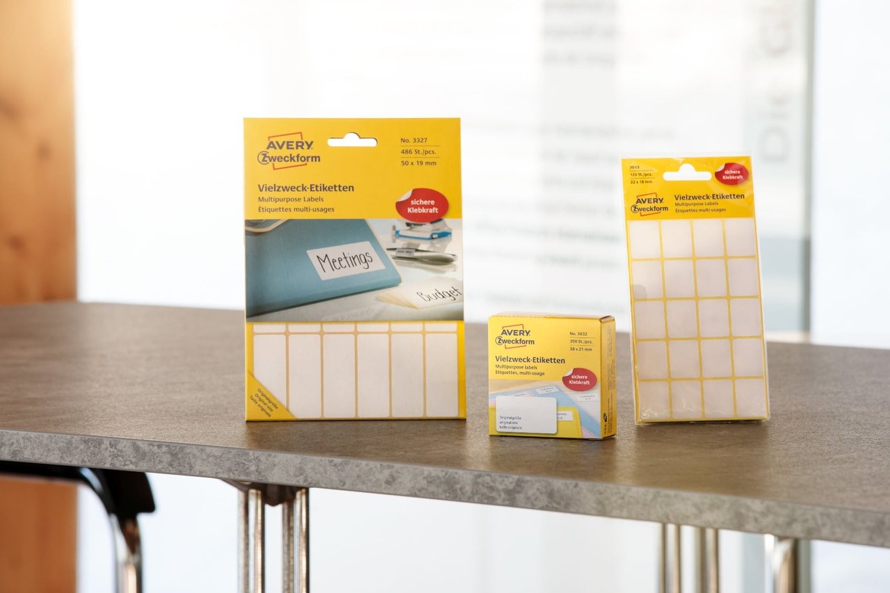 Etiketter Avery til håndskrift - 1