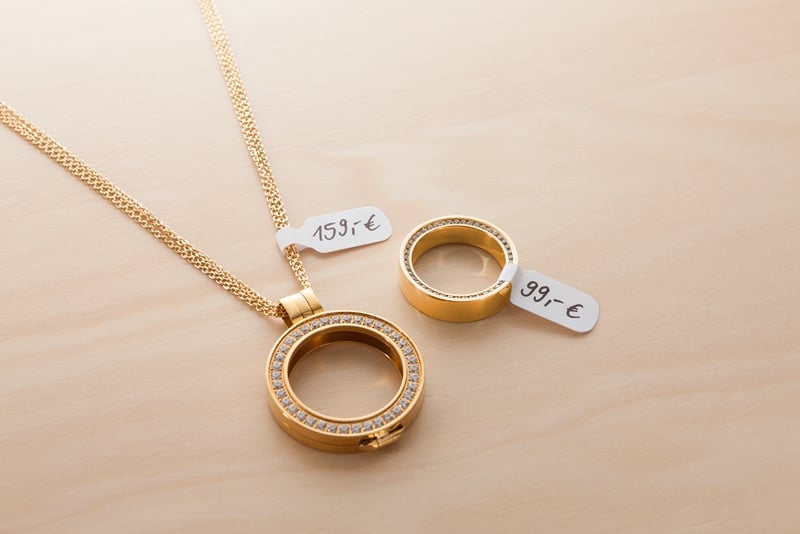 Prisetiket til smykker - 1