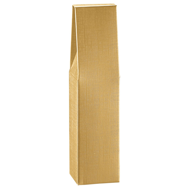 Gaveæske til flasker liniepræget guld fra 1 til 3 flasker - 3