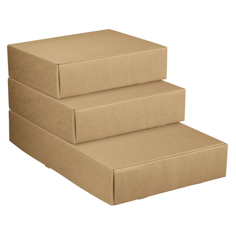 Gaveæske til flasker natur fra 1 til 3 flasker - 1