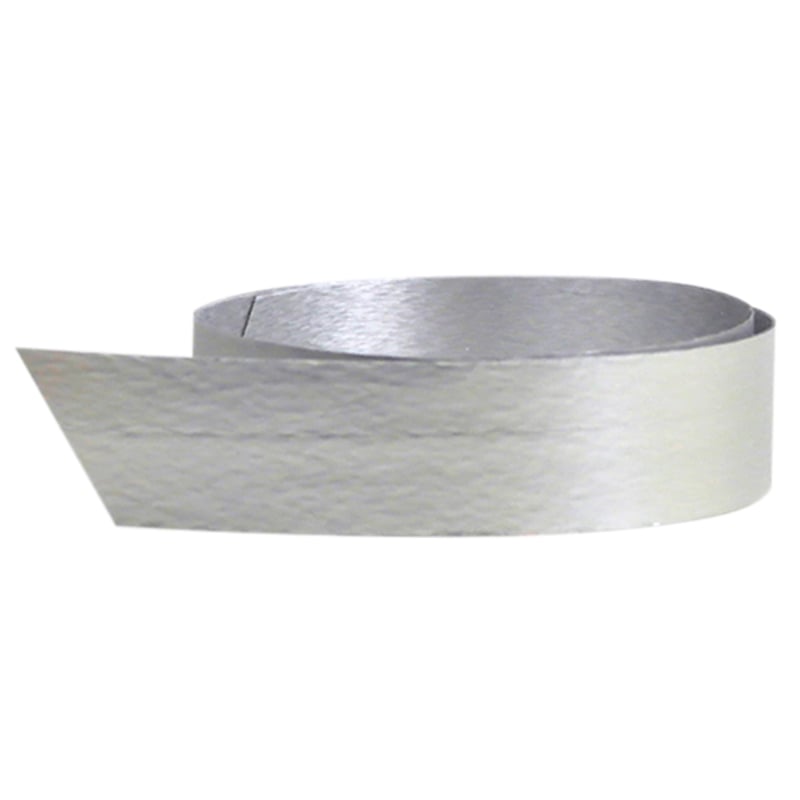 Polybånd mat metallic sølv - 1