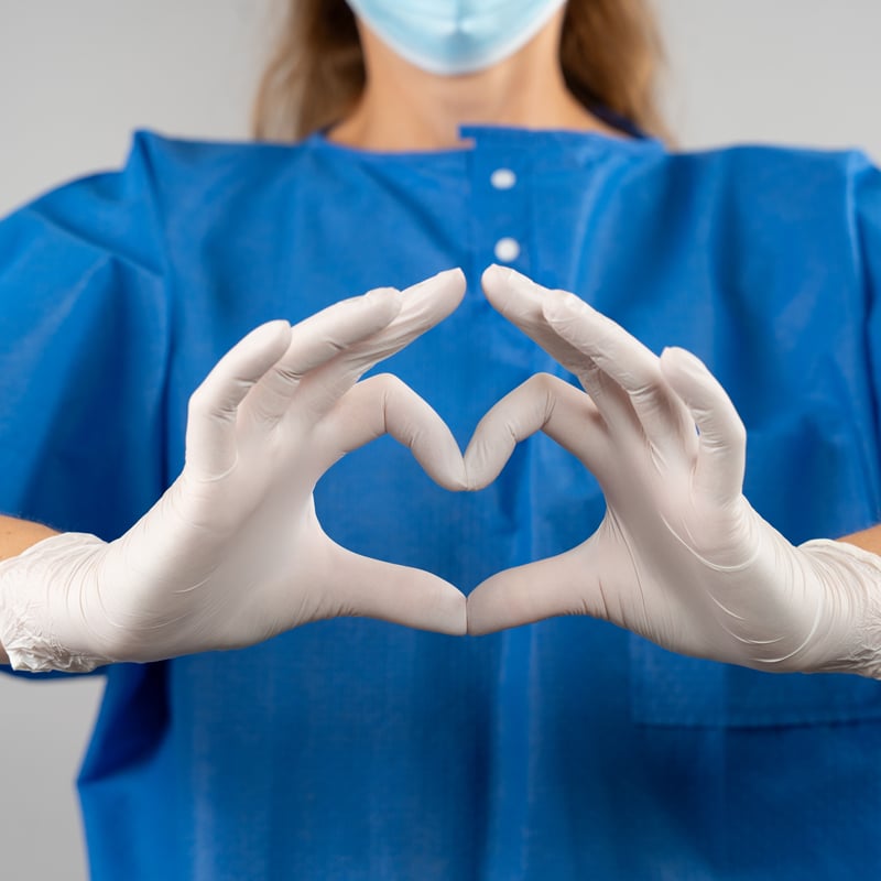 Engangshandske Vinyl Abena Classic - 2