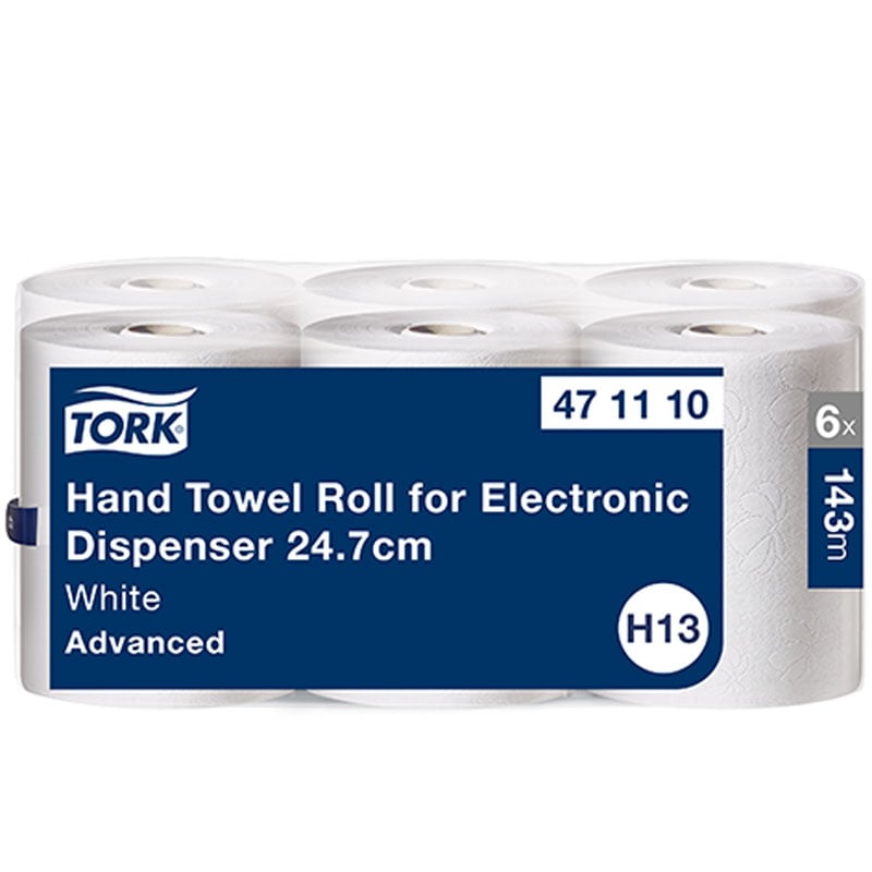 Tork Papirhåndklæde på rulle til elektronisk dispenser hvid H13 - 1