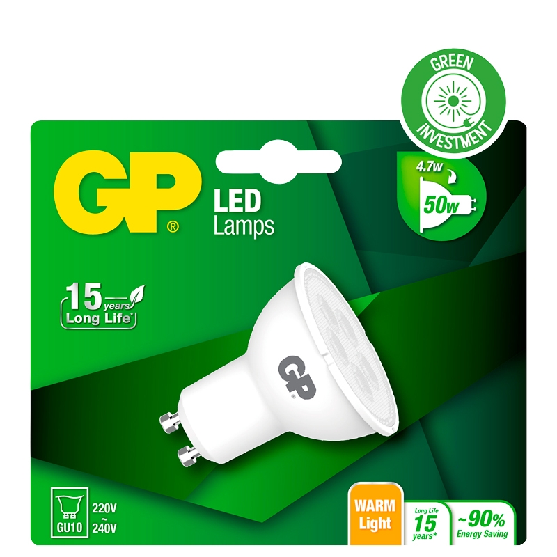 Reflektorpære led GU10 GP - 2