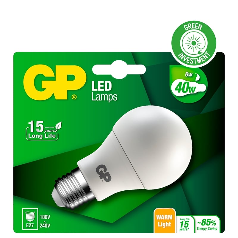 Kronepære LED E27 GP - 2