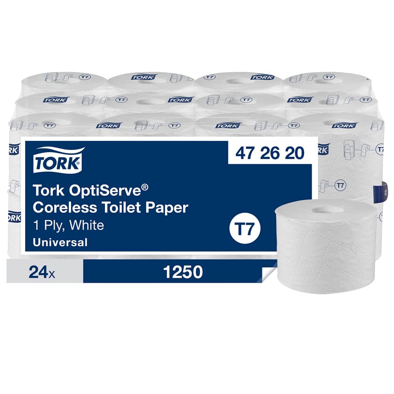 Tork OptiServe® Coreless toiletpapir 1 lag, T7 - 1