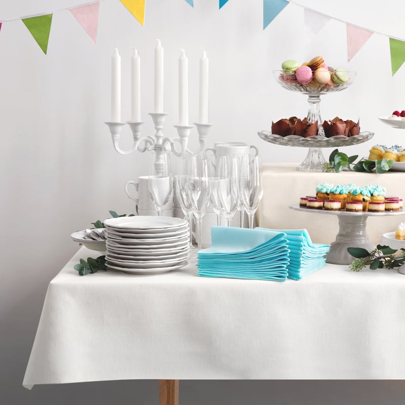 Tork Damask Dug Hvid - 2