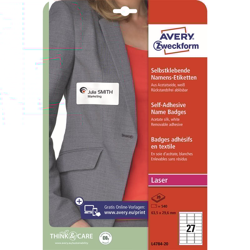 Avery Selvklæbende navneskilte - 1