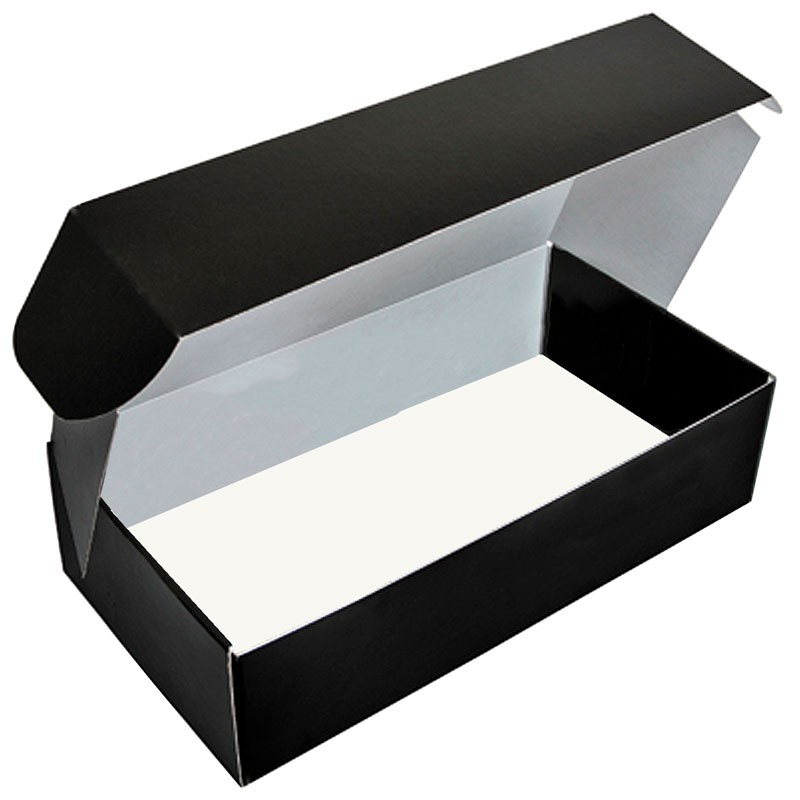 Sorte udstansede selvlåsende kasser - Premium - 3