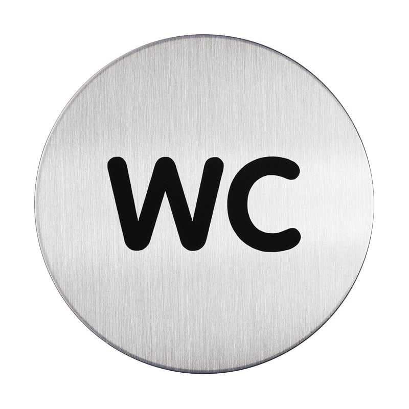 Symbolskilt Rundt - WC - 1