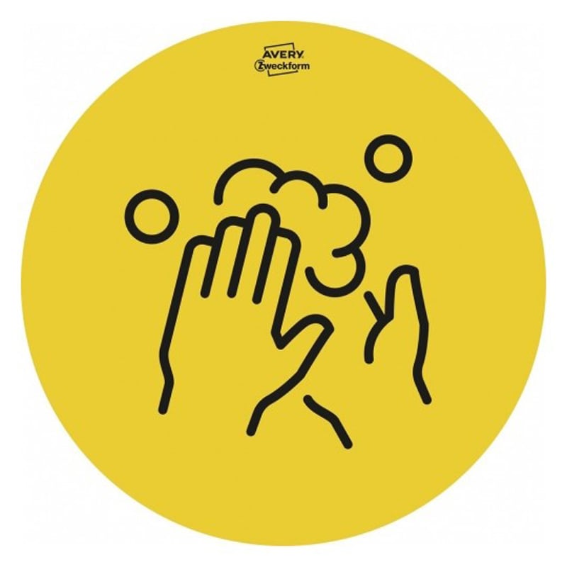 Advarselsmærkater smittespredning sæt 'a 12 stk. - 5