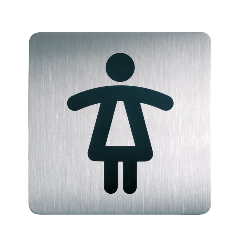 Symbolskilt - WC Damer - 1