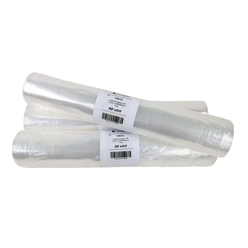Transparent & hvid affaldsæk - 2