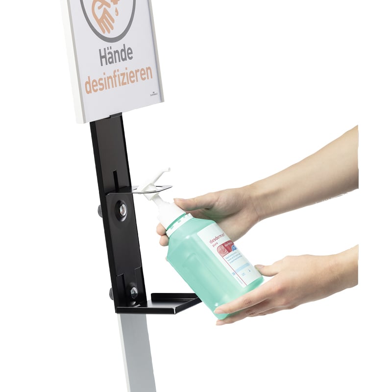 Dispenserholder med skilt. - 3