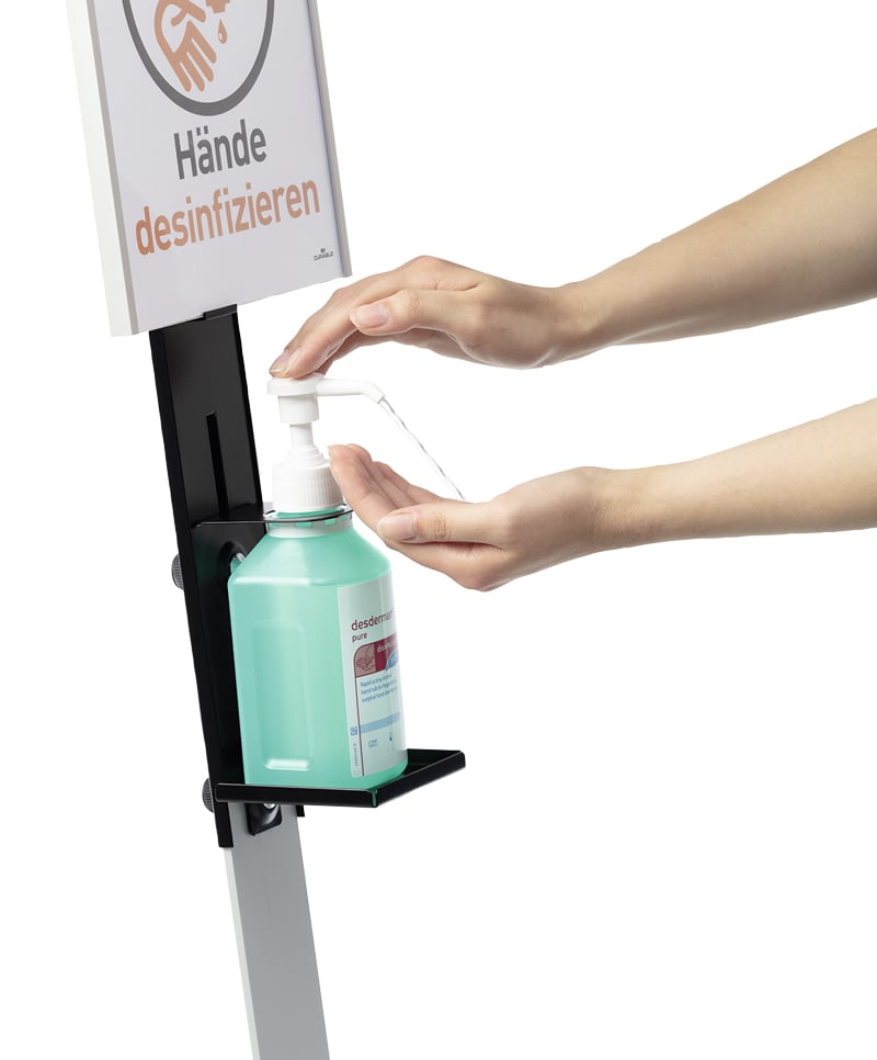 Dispenserholder med skilt. - 2