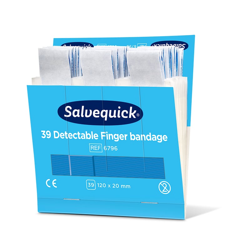 Salvequick Blue Detectable Extra lang/ Refill - 1