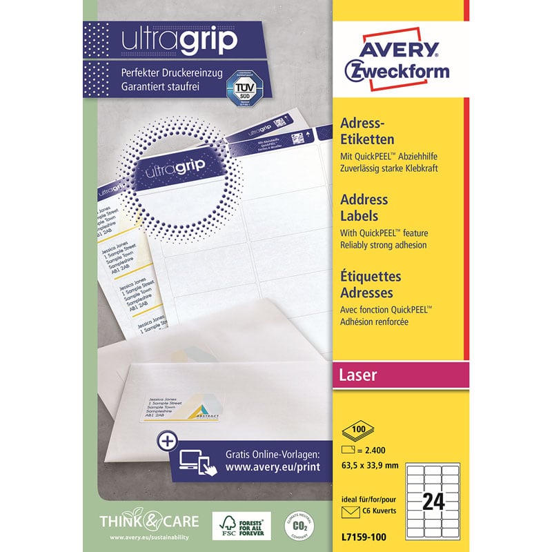 Avery adresse etiketter - 1