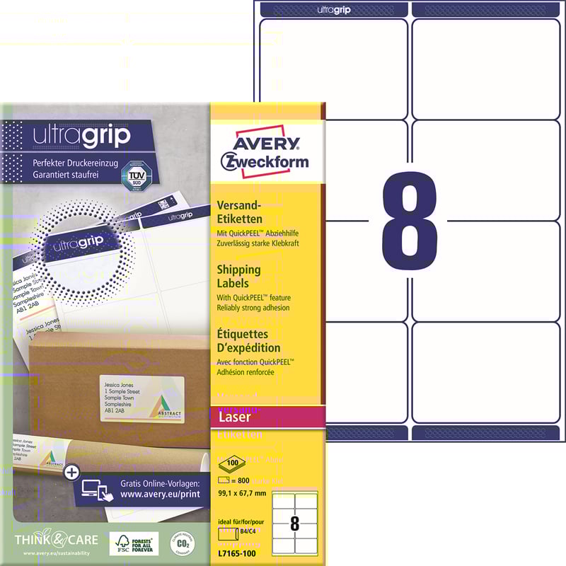 Avery Pakkeetiketter - 3