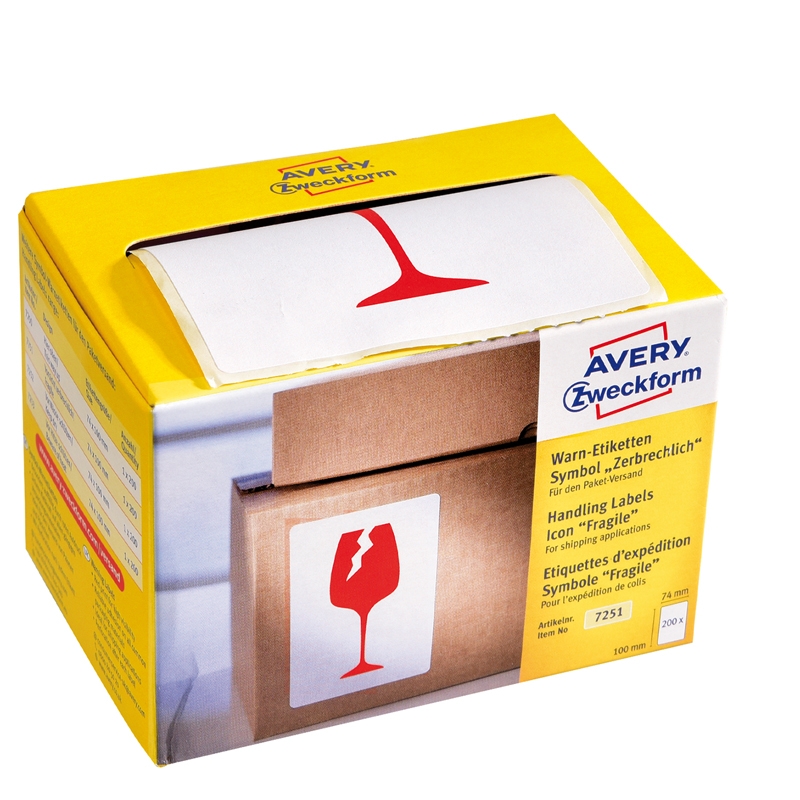 Advarselsetiketter i holder - 9