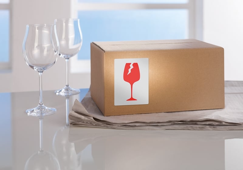 Advarselsetiketter i holder - 7