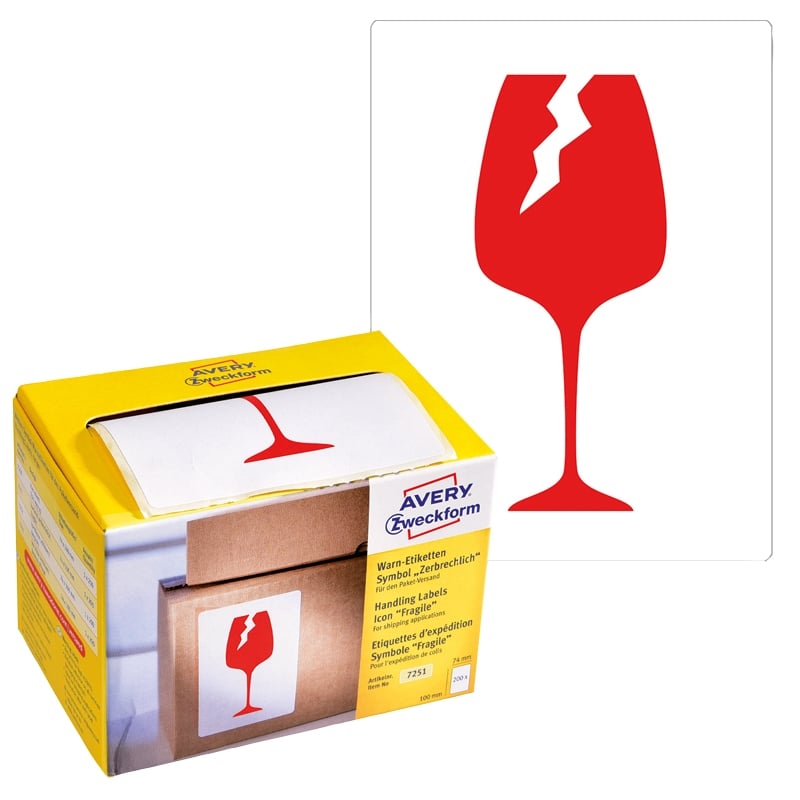 Advarselsetiketter i holder - 2