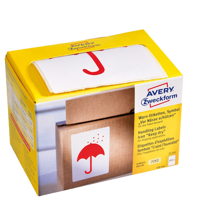 Advarselsetiketter i holder - 6