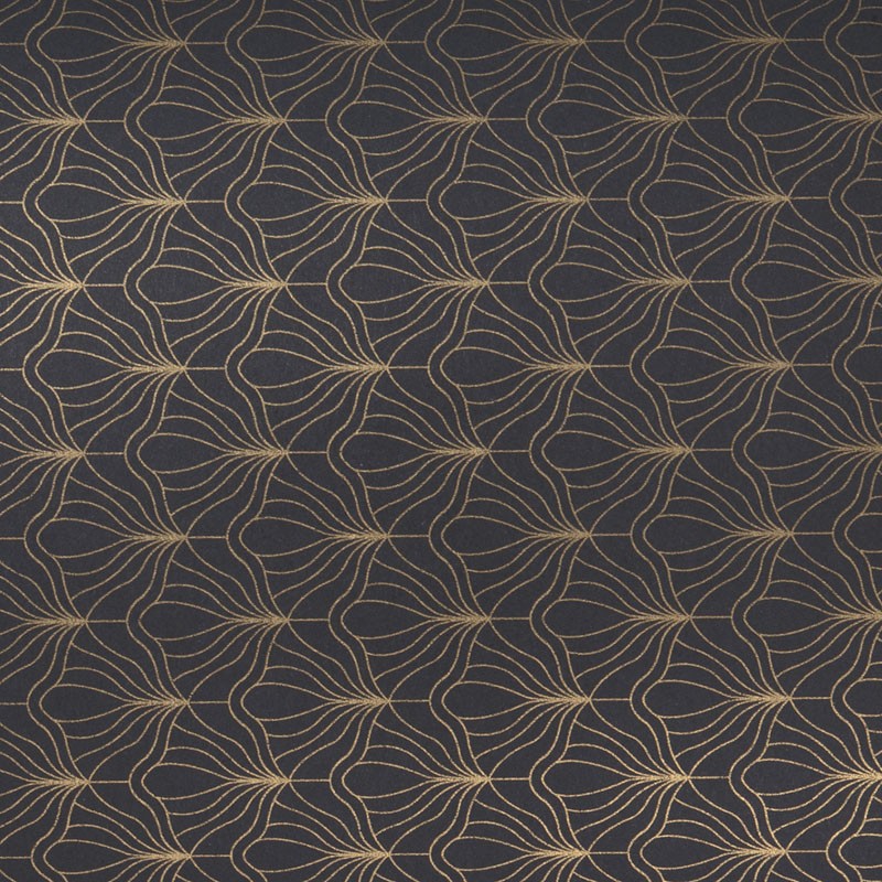Gavepapir Modern black/gold