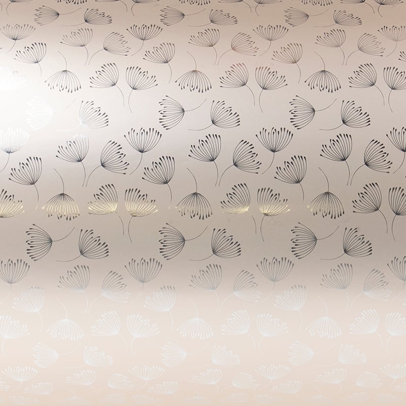 Gavepapir Metallic Flower