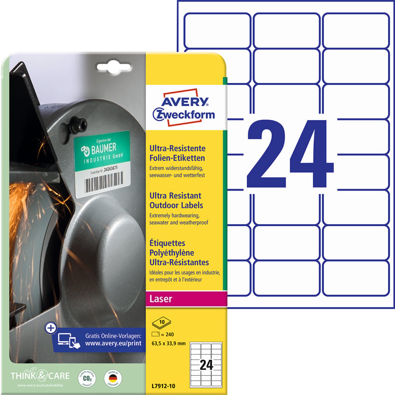 Avery etiket Extrem - 3