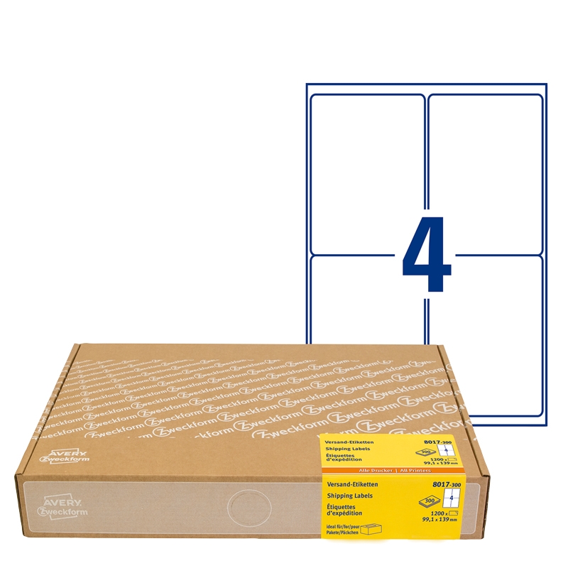 Avery fragtetiketter - 3