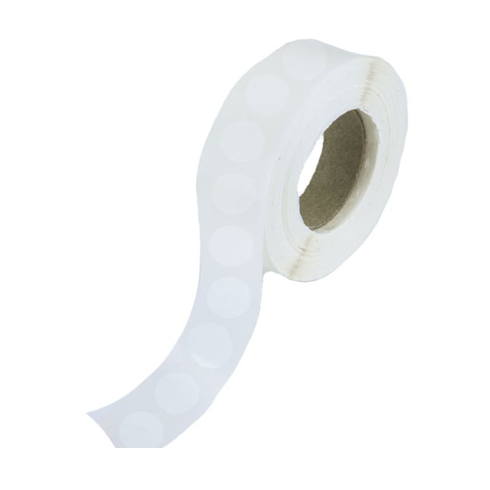 Etiket rund transparent - 1