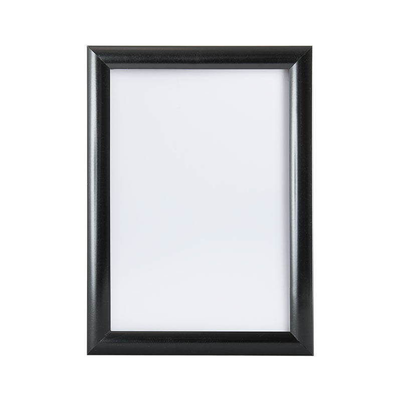 Vægramme aluminium sort - 8