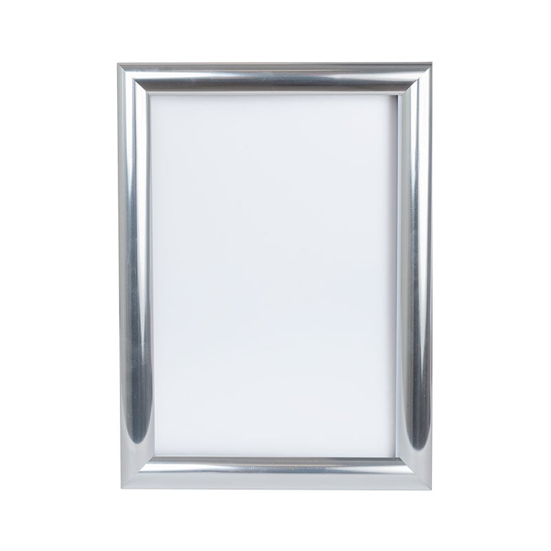 Vægramme aluminium poleret sølv - 2