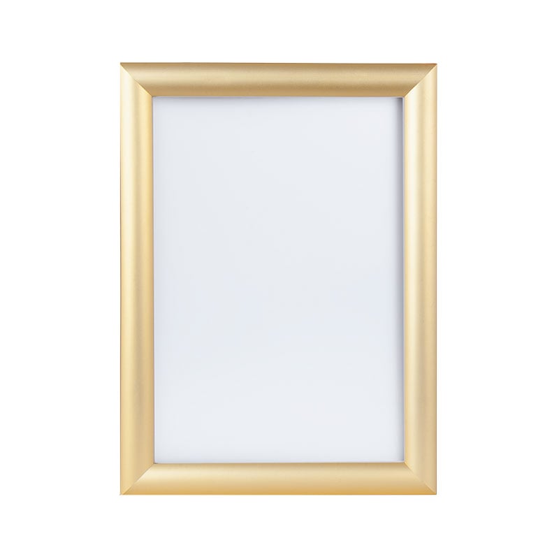 Vægramme aluminium børtstet guld - 2