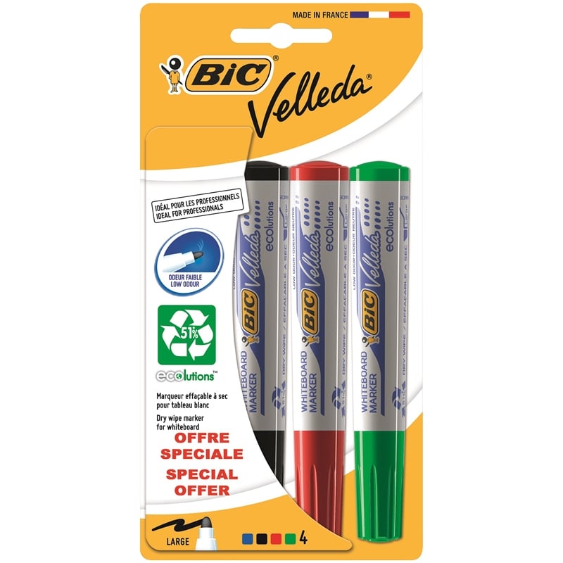 Whiteboard penne BIC Velleda 1701 - 1