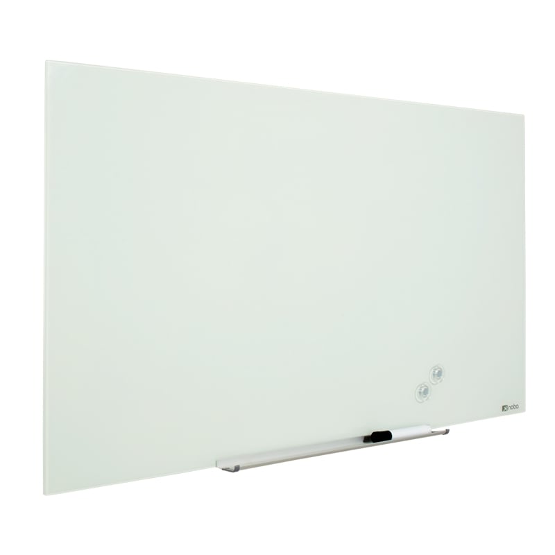 Whiteboard tavle Glas Nobo Diamond Hvid - 3