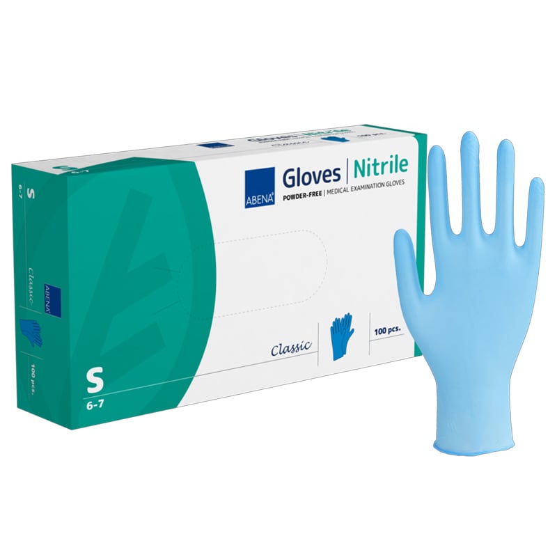 Abena Engangshandske Classic Nitril Blå - 2