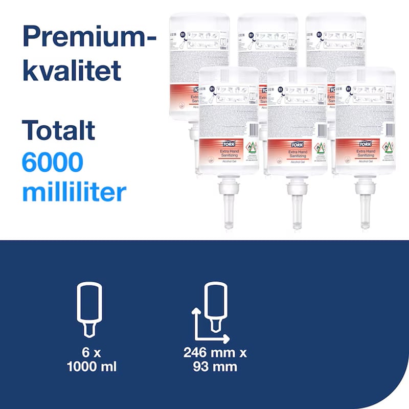 Tork Salubrin Hånddesinfektion Alkogel, S1 - 2