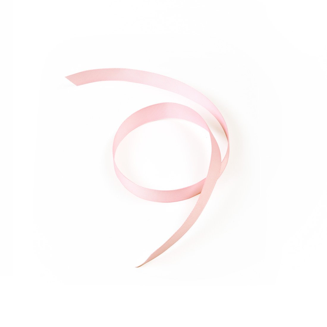 Satinbånd rillet Pearl Pink - 1