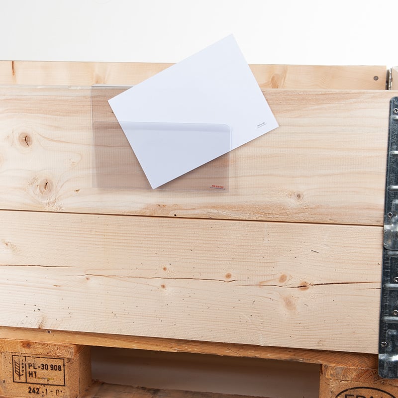 Pallerammelomme i hård plast - 3