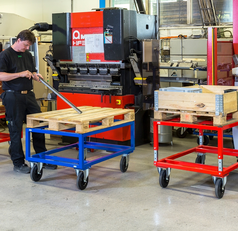 Pallevogn helpalle højde 650 mm - 2