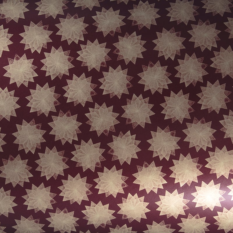 Gavepapir Attila bordeaux UDSALG - 1