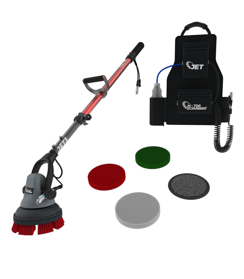 Skrubbemaskine MotorScrubber Jet inkl. Spray - 2