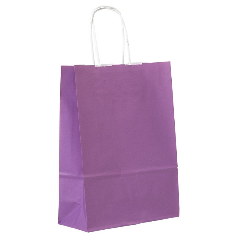 Papirbærepose purple
