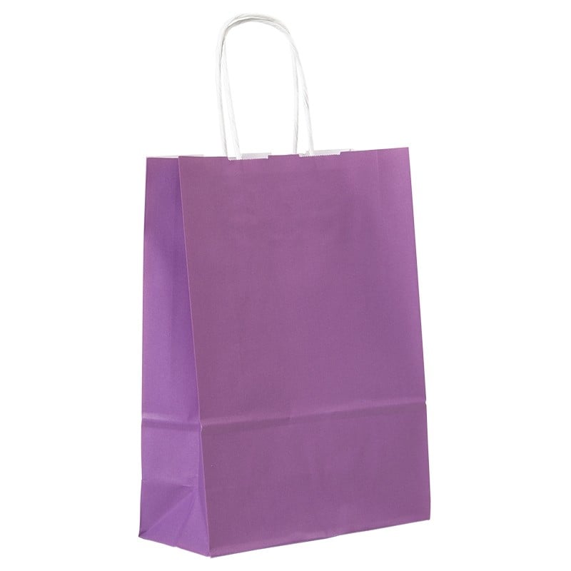 Papirbærepose purple