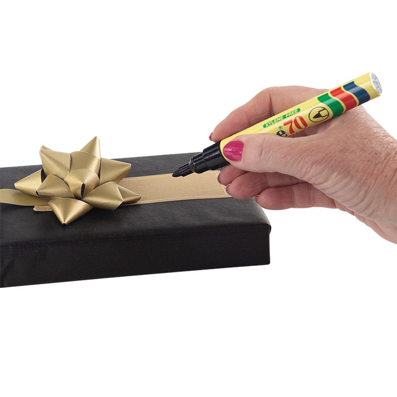 Roset papir Recycled etiket guld - 2